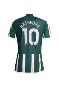 Manchester United Marcus Rashford #10 Voetbaltruitje Uit tenue 2023-24 Korte Mouw